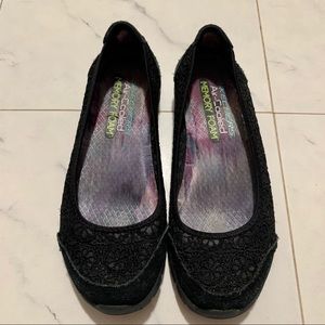 Skechers black women shoes